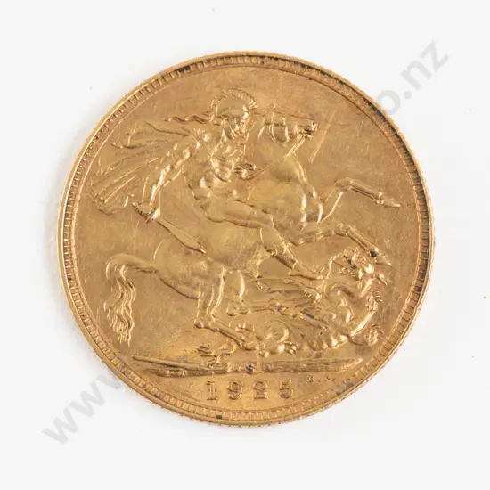 1925 Geo V Gold Sovereign Sydney Mint