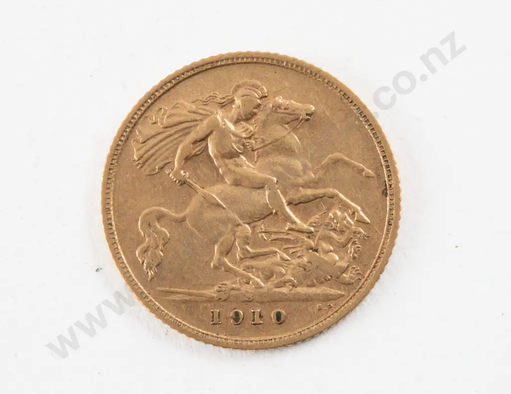 1900 Edw VII Half Gold Sovereign Sydney Mint Image 1++