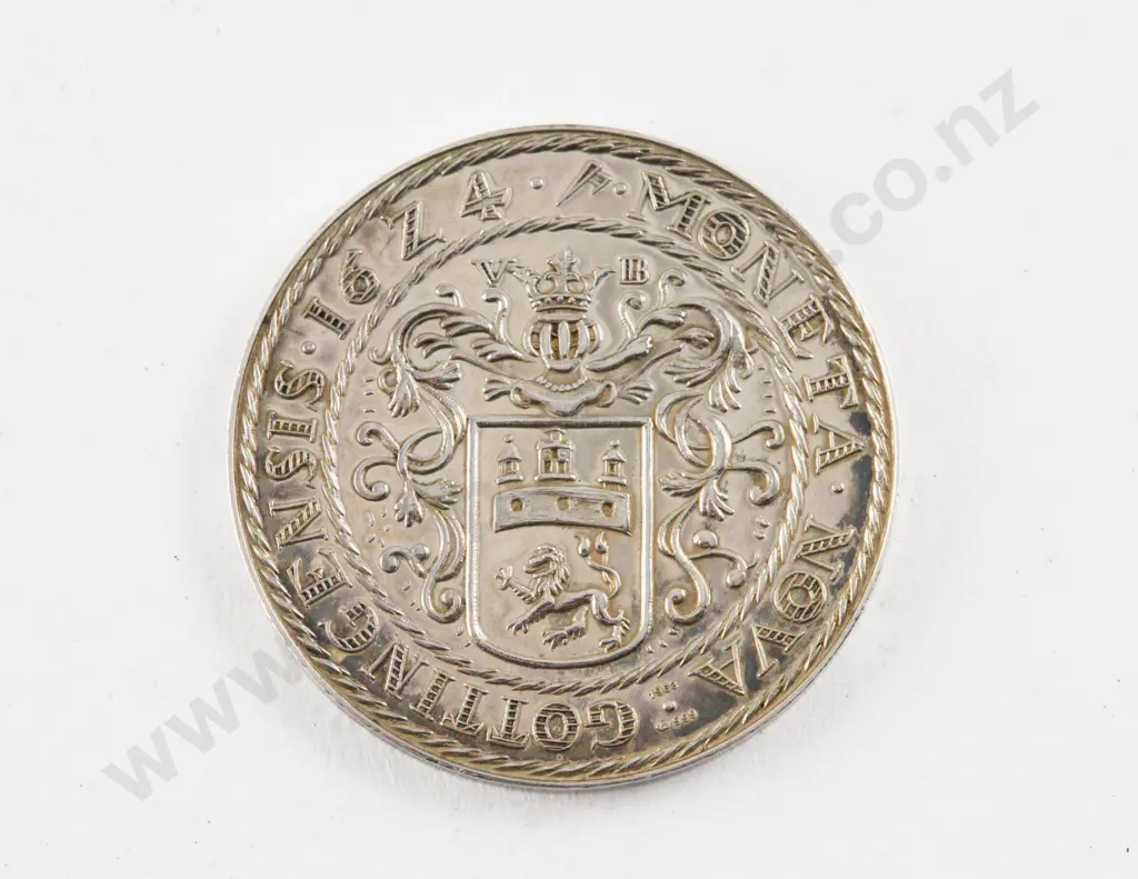 Gottingensis Moneta Nova 1624 Silver Medal Image 1++