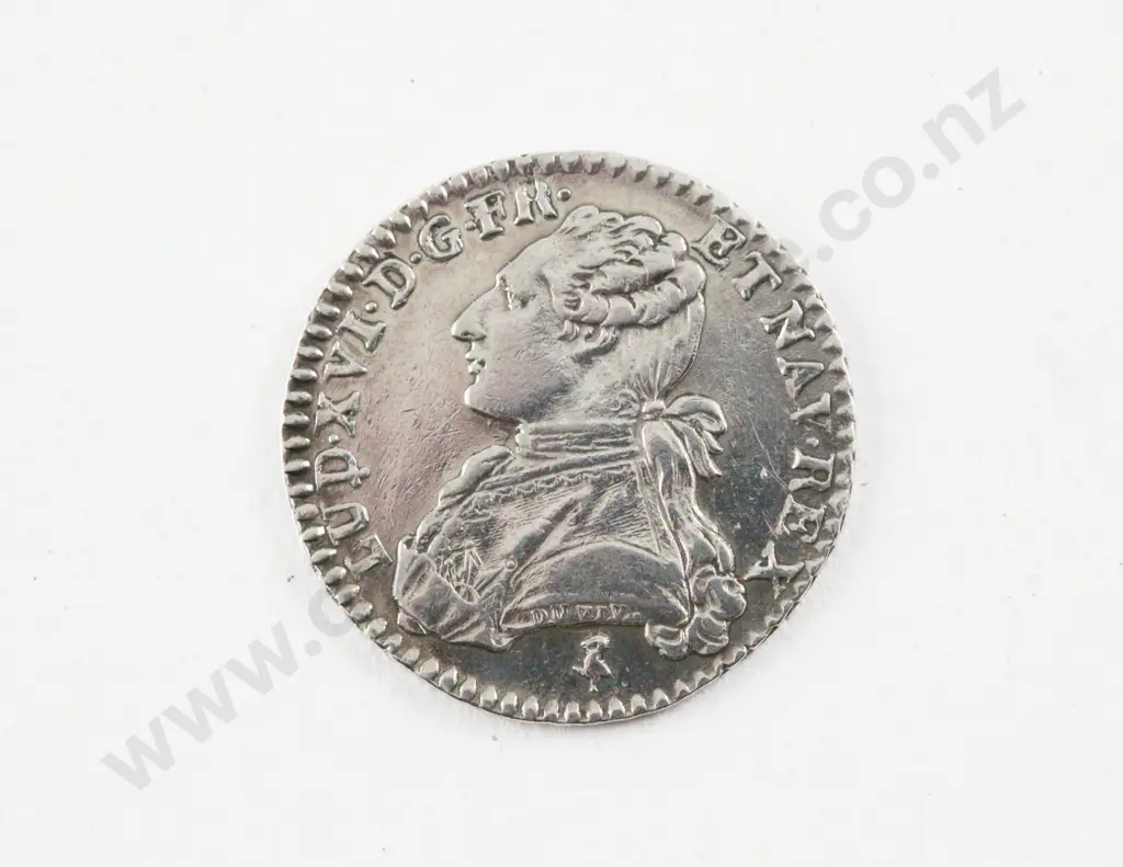 France 1789 Louis XVI Silver Ecu Image 1++