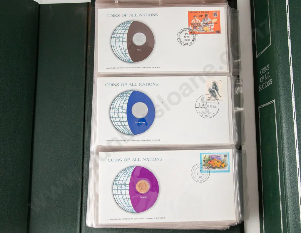 C1970s - 1980s Franklin Mint Coin of All Nations Collection Image 1++