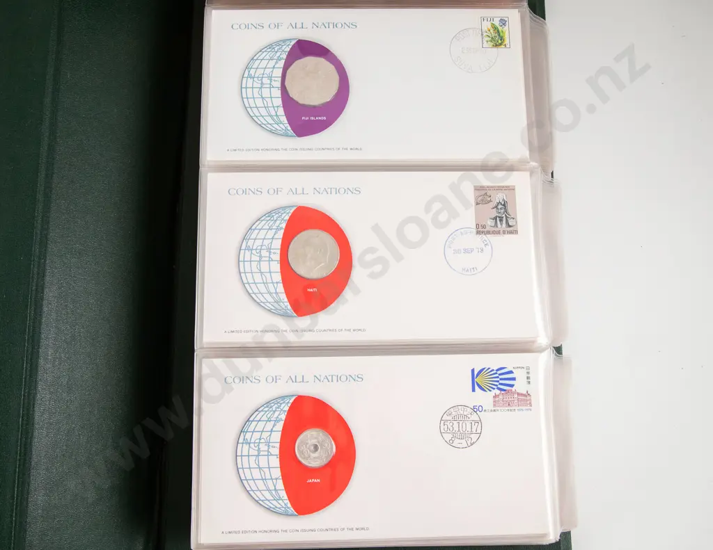 C1970s - 1980s Franklin Mint Coin of All Nations Collection Image 1++