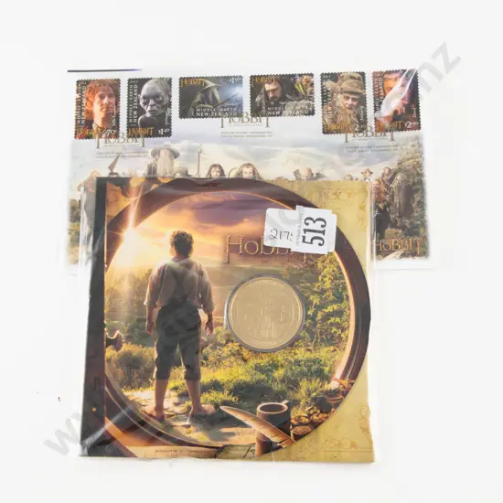 NZ 2012 The Hobbit Unc $1 and FDC