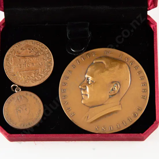 Engelbert Dollfuß 1892-1934 Austrian Politician Bronze Medal