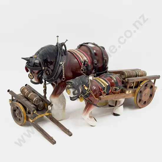 Two Horse Ornaments