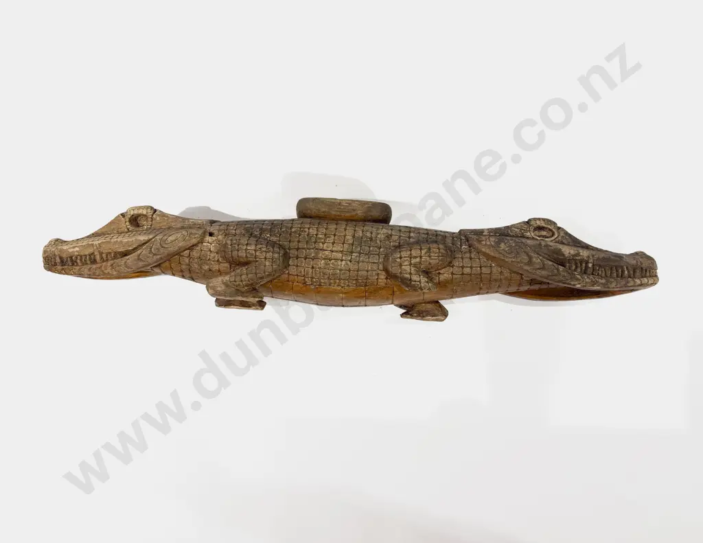 Double Faced Vintage Crocodile Image 1++