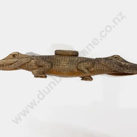 Double Faced Vintage Crocodile