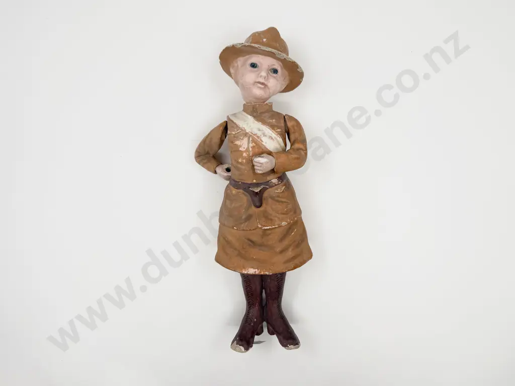 Vintage Composition All Moulded Doll (faults) Image 1++