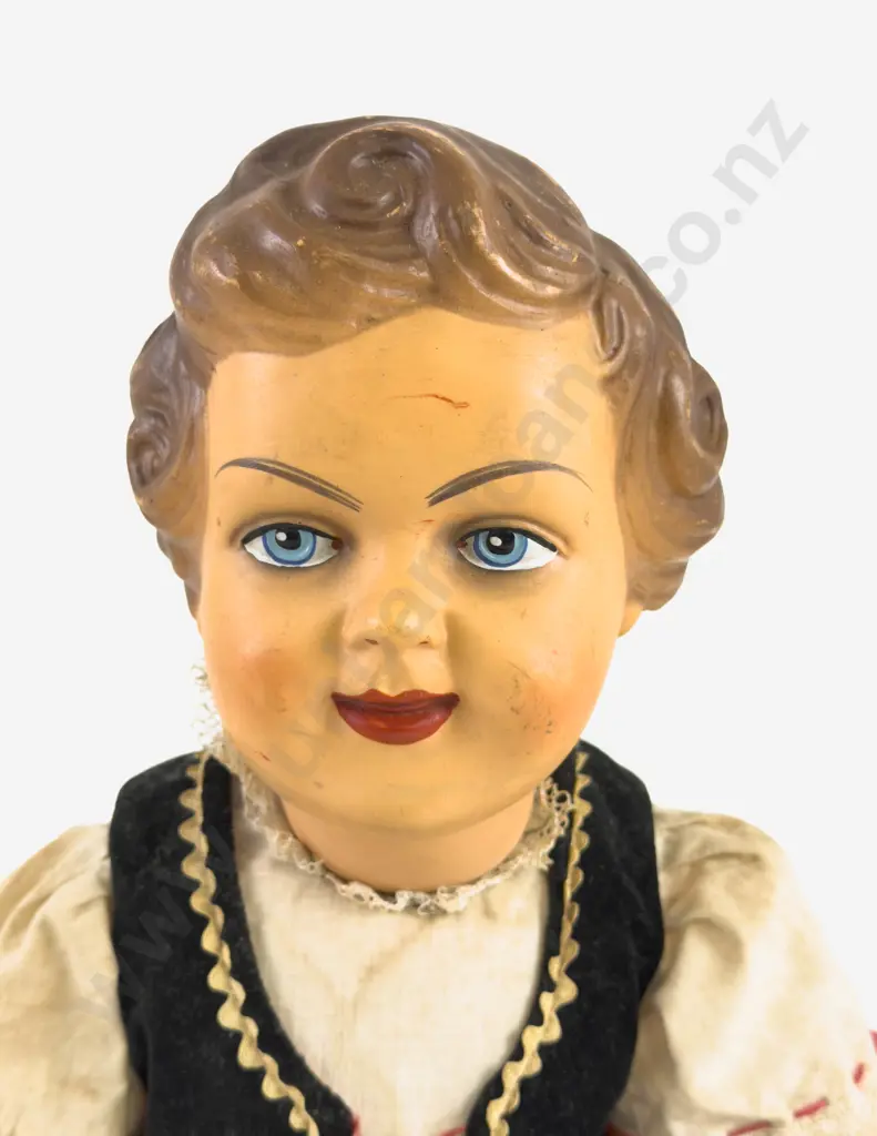 Unmarked German Celluloid Character Doll Image 1++