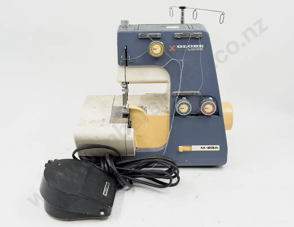Vintage Globe Overlocker with Thread Spool Holder Image 1++
