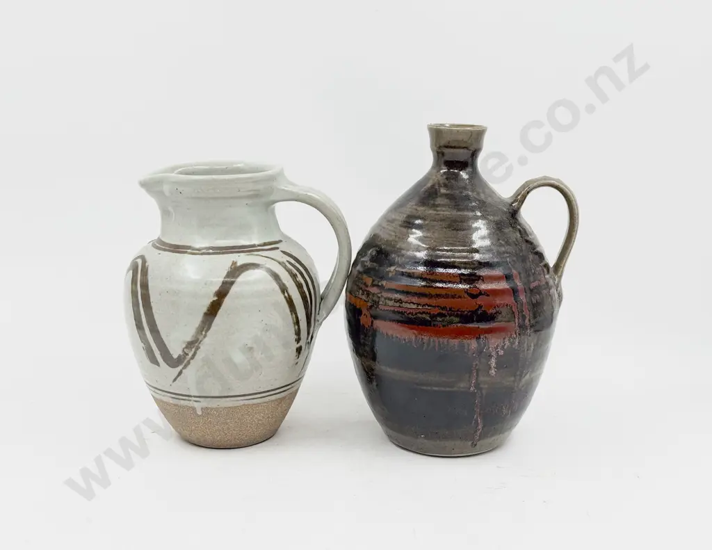 NZ Pottery Flagon and Jug Image 1++