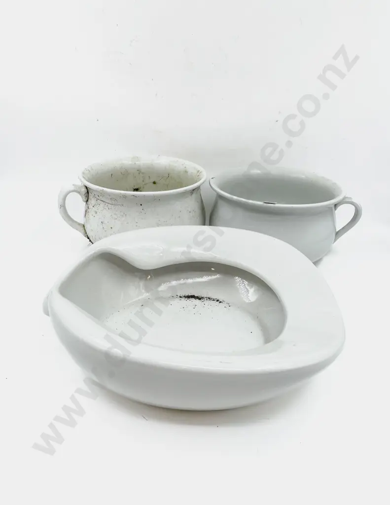 Two China Chamber Pots and other Image 1++