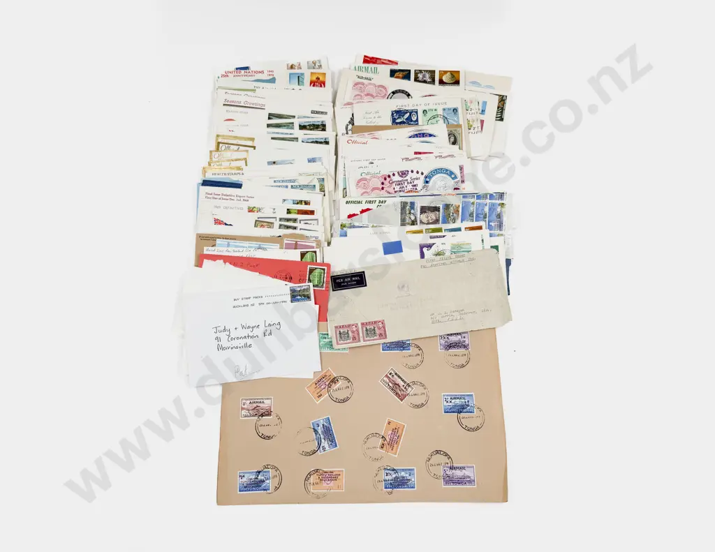 NZ & Pacific Island FDC's including First Flight Covers Image 1++