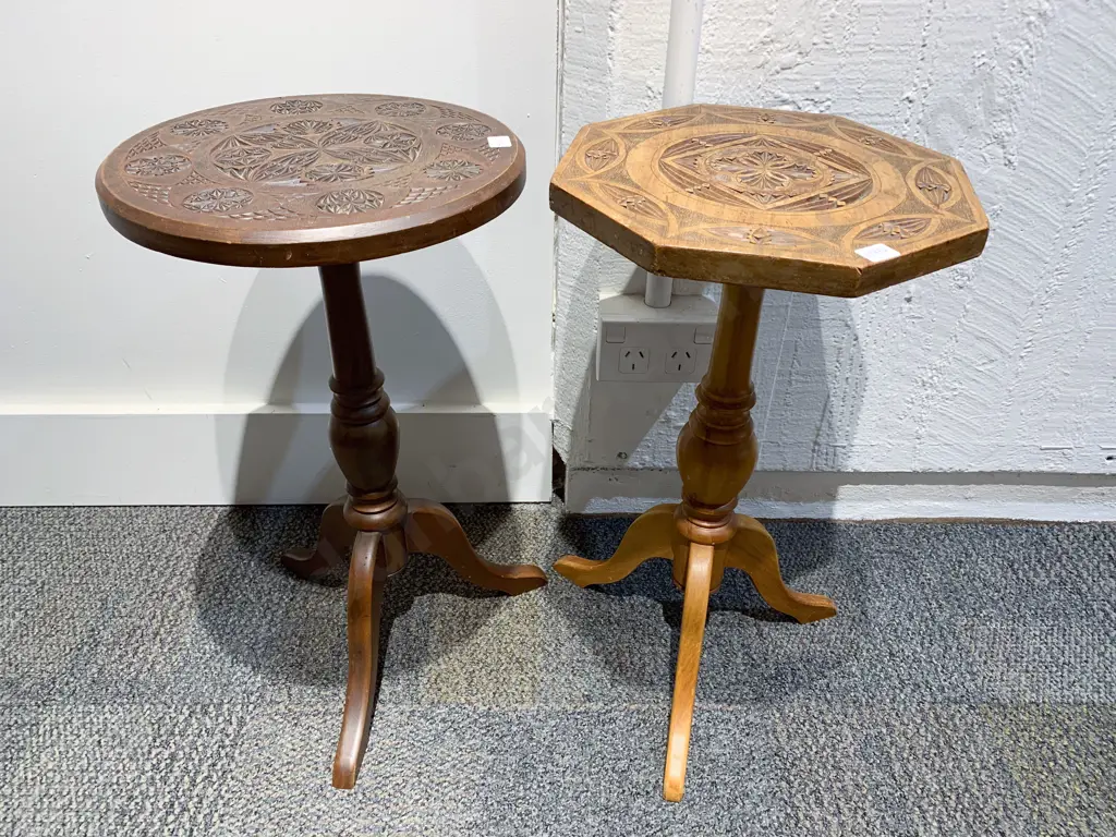 Two Tripod Base Wine Tables Image 1++