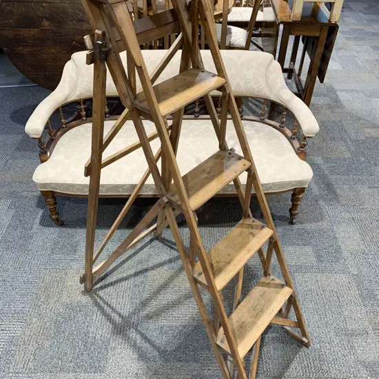 Vintage Wooden Step Ladder