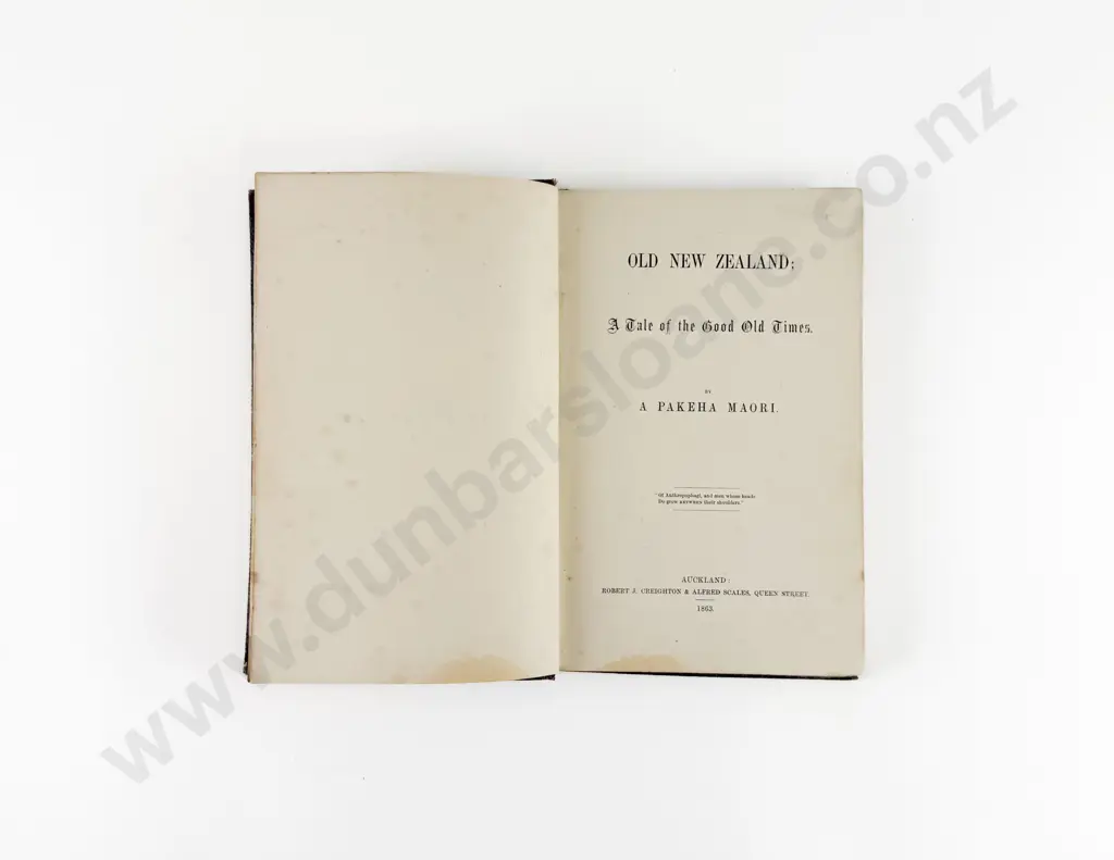 A Pakeha Maori - Old New Zealand A Tale Of The Good Old Times Image 1++