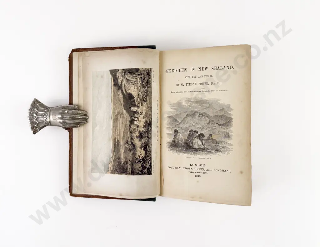 Power W Tyrone - Sketches in New Zealand With Pen And Pencil Image 1++