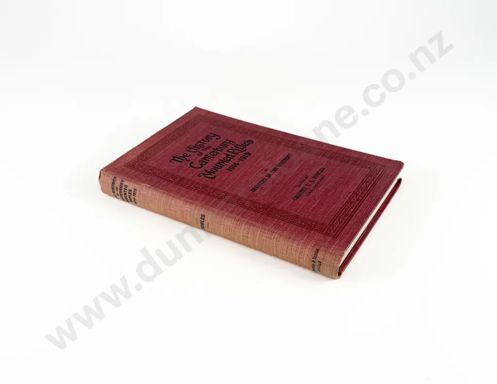 Powles Colonel C Guy - The History of the Canterbury Mounted Rifles 1914-1919 Image 1++