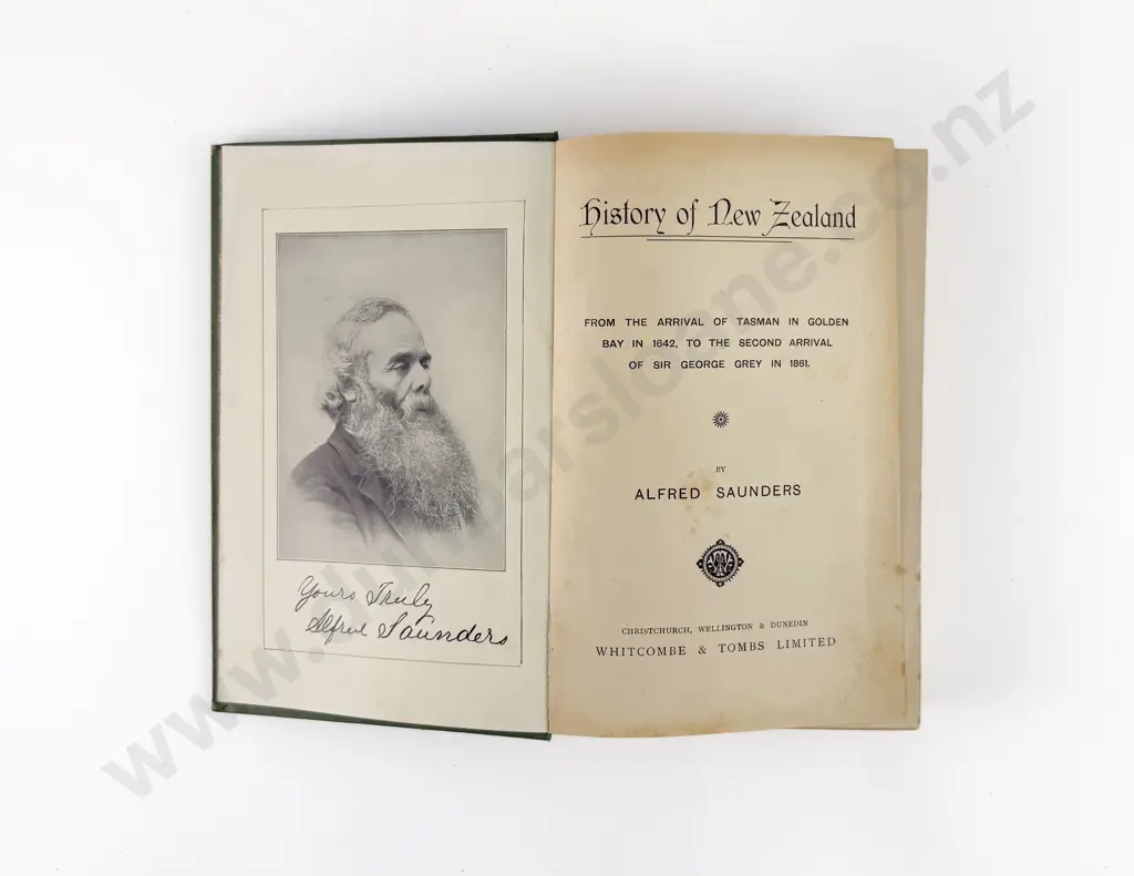 Saunders Alfred, History of New Zealand (2 Volumes) Image 1++