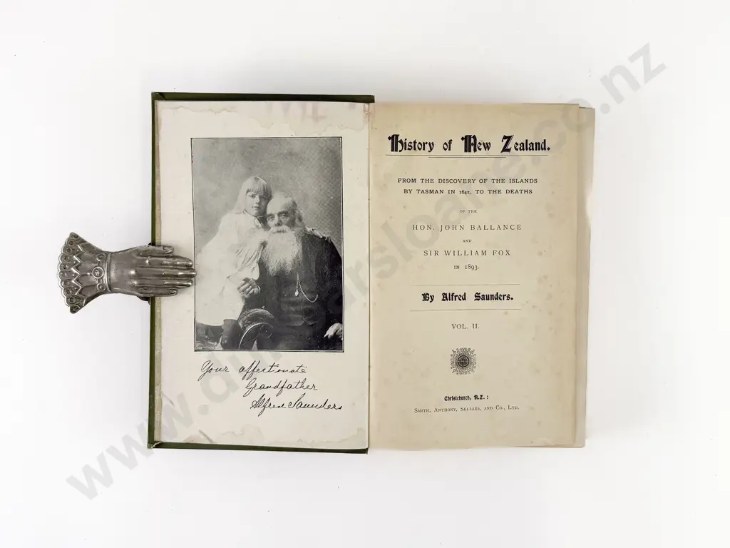 Saunders Alfred, History of New Zealand (2 Volumes) Image 1++