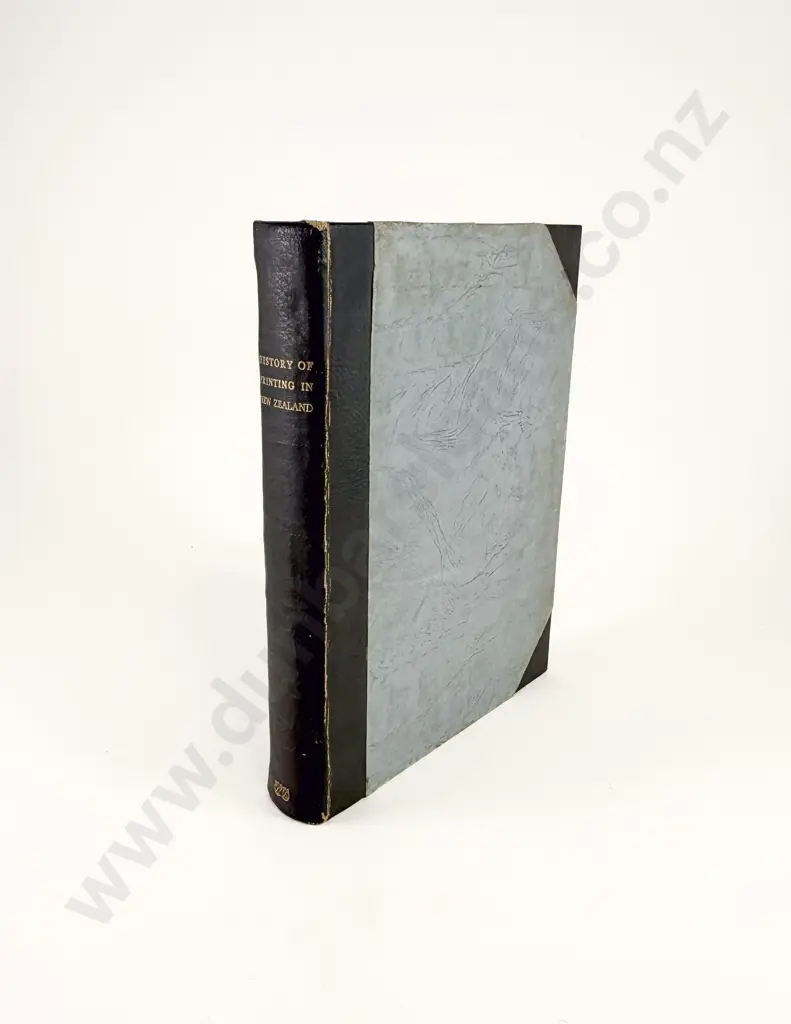 McKay R A (Editor)  A History Of Printing In New Zealand 1830-1940 Image 1++