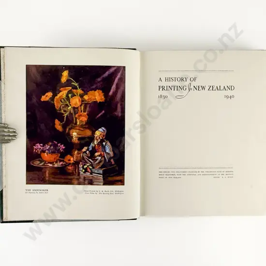 McKay R A (Editor)  A History Of Printing In New Zealand 1830-1940