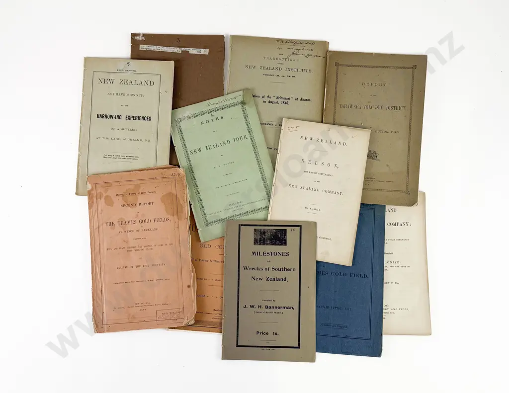 A Collection Of 10 Vintage NZ Historical Pamphlets Image 1++