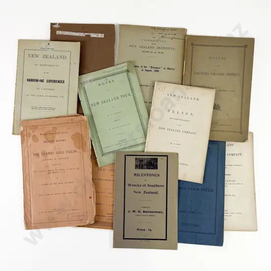 A Collection Of 10 Vintage NZ Historical Pamphlets