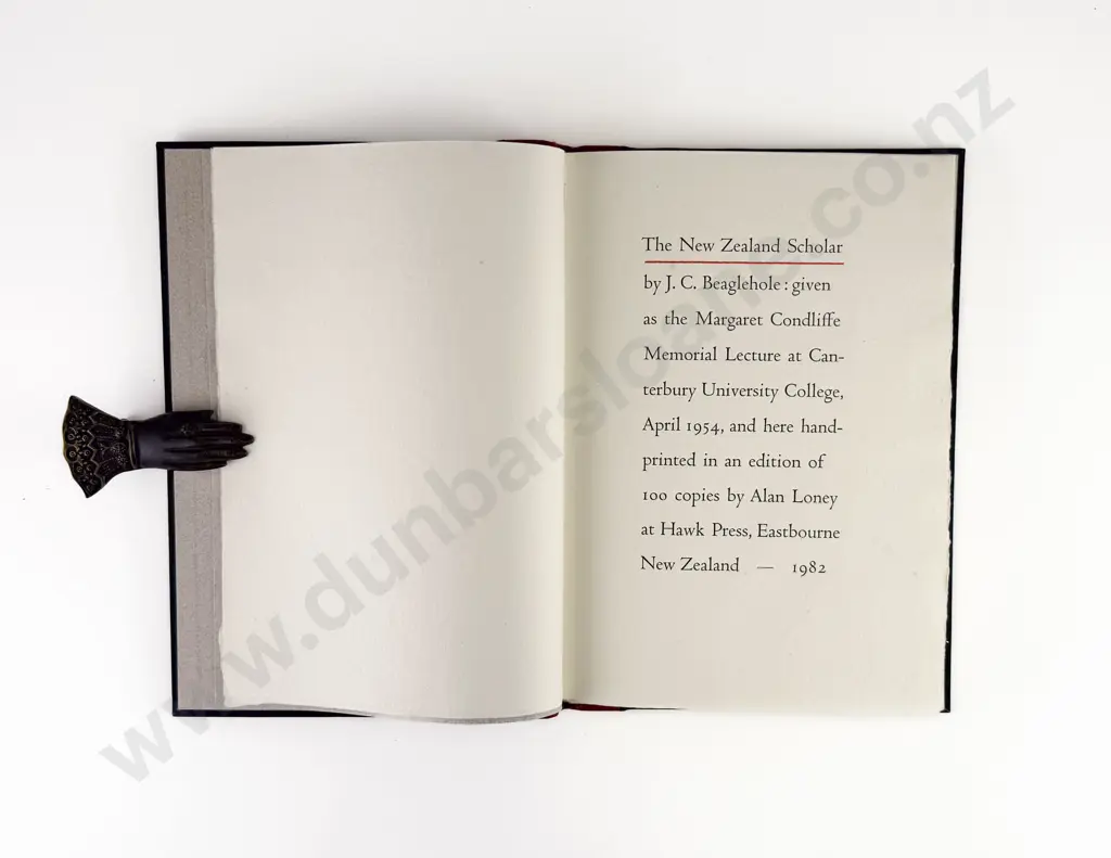 Beaglehole J C - The New Zealand Scholar Image 1++