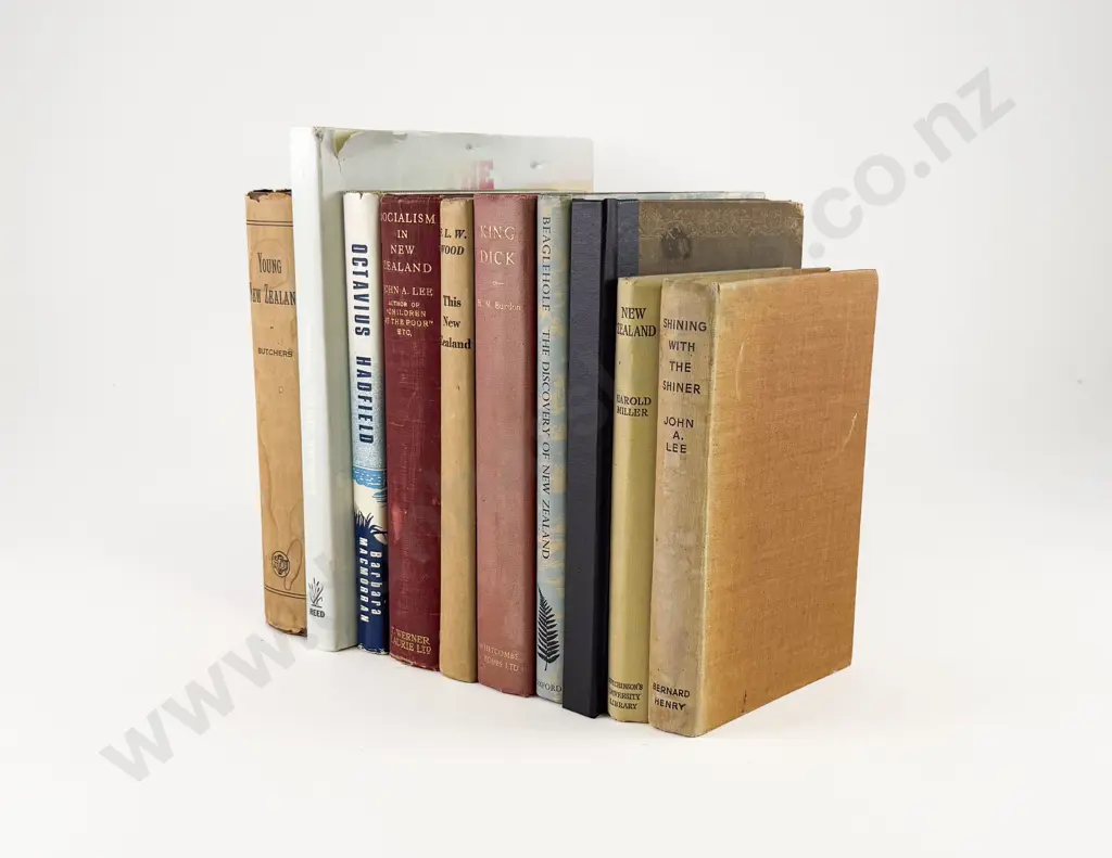 10 Various NZ Historical & Biographical Volumes Image 1++