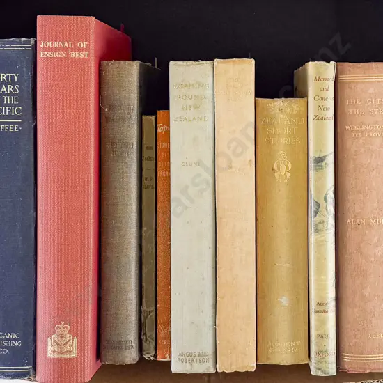 Carton Of NZ Historical & Literary Volumes