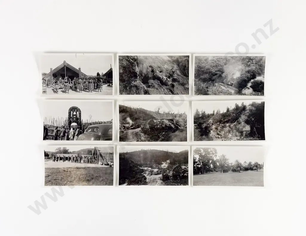 14 Vintage Maori/NZ Black & White Photographs Image 1++