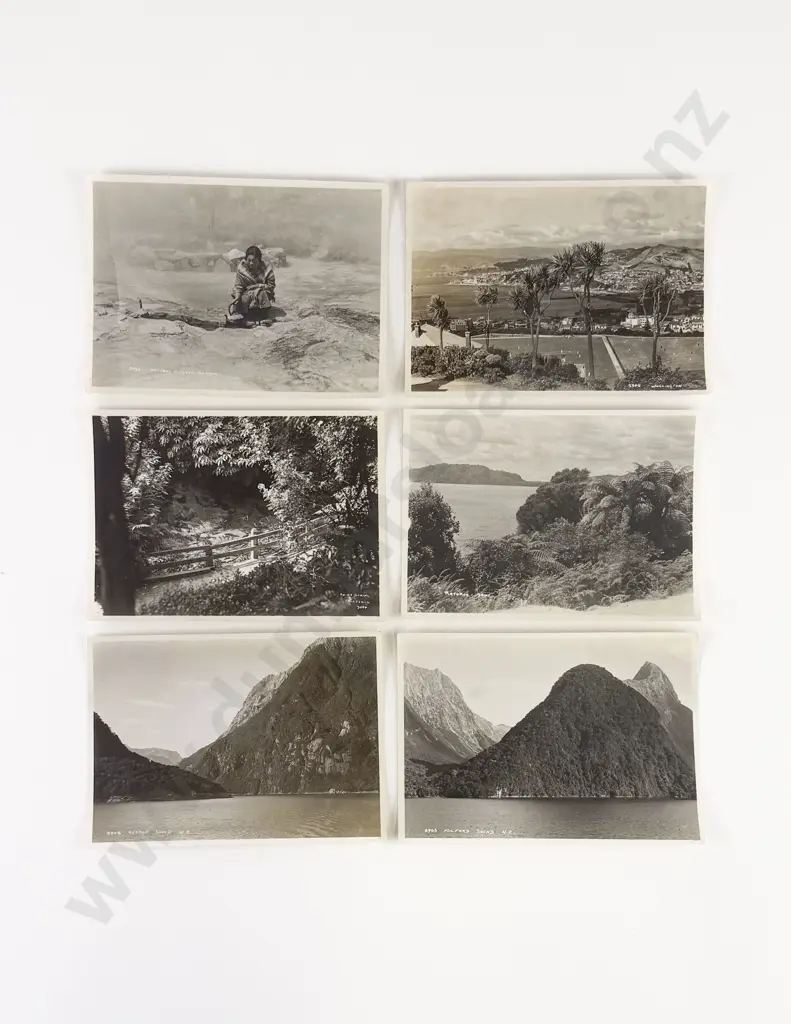 14 Vintage Maori/NZ Black & White Photographs Image 1++