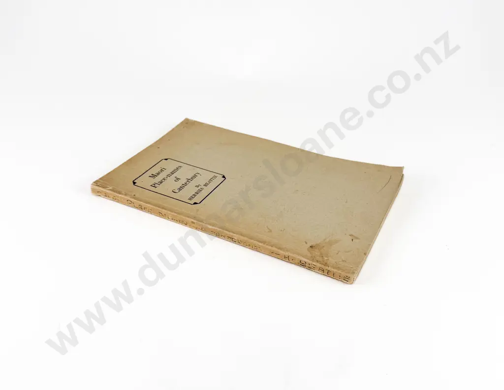 Beattie Herries - Maori Place-Names Of Canterbury Image 1++