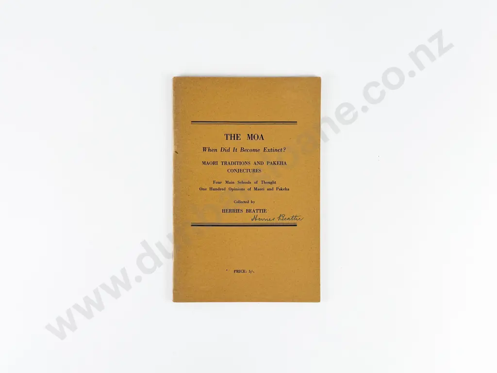 Beattie Herries - The Moa When Did It Become Extinct Image 1++