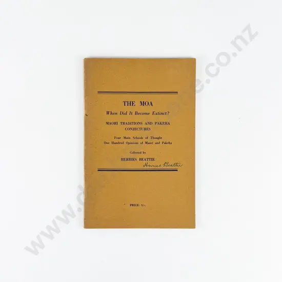 Beattie Herries - The Moa When Did It Become Extinct