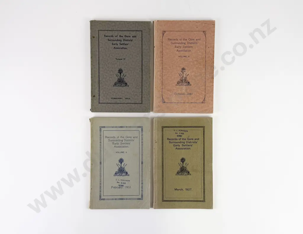 Beattie, Herries, Records of the Gore and Surrounding Districts Early Settlers Association (4) Image 1++