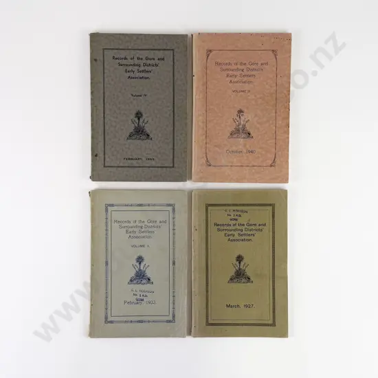 Beattie, Herries, Records of the Gore and Surrounding Districts Early Settlers Association (4)