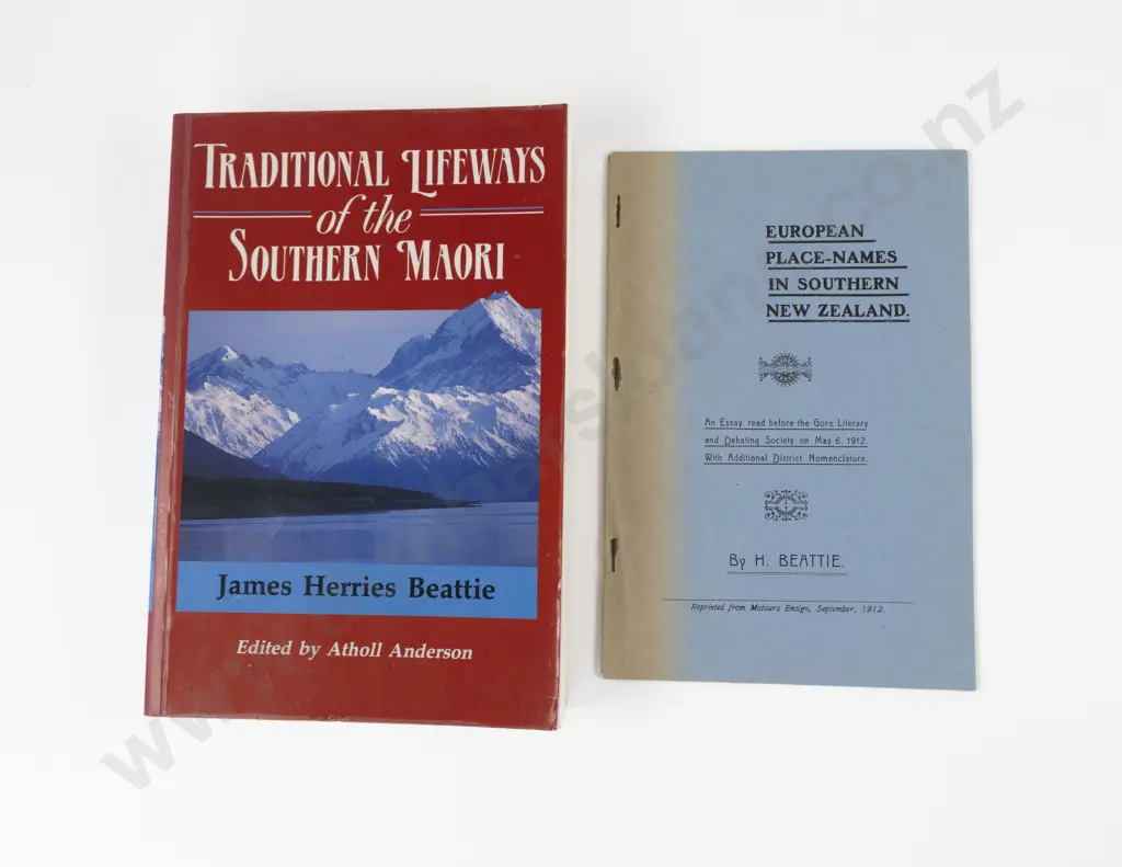 Beattie Herries - European Place-Names In Southern New Zealand Image 1++