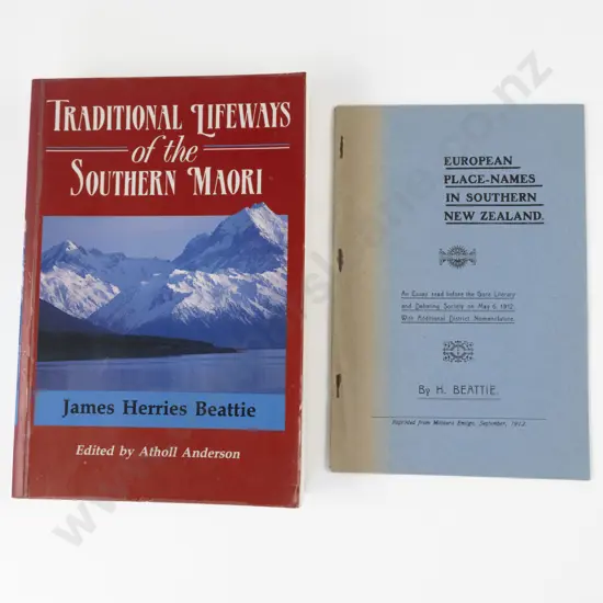Beattie Herries - European Place-Names In Southern New Zealand