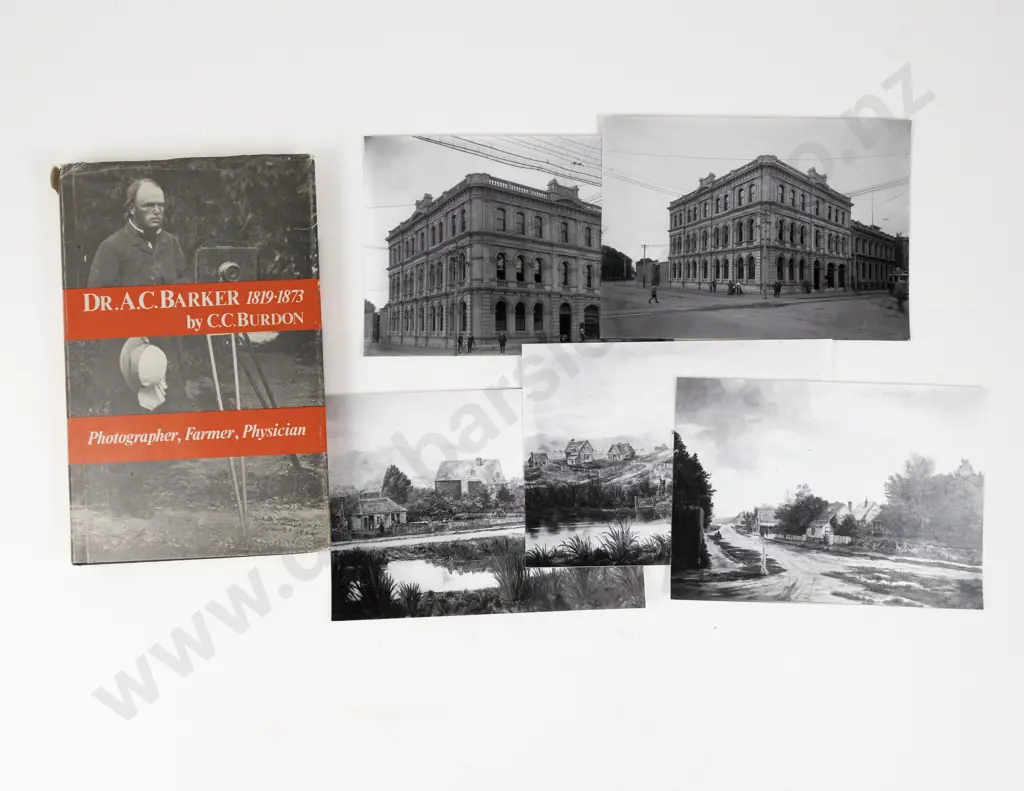 Barker - Dr Alfred Charles (1819 - 1873) Five Large Photographic Glass Negative Plates Image 1++