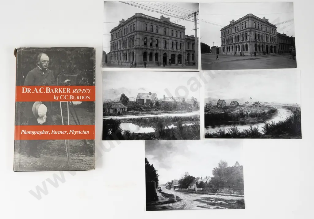 Barker - Dr Alfred Charles (1819 - 1873) Five Large Photographic Glass Negative Plates Image 1++