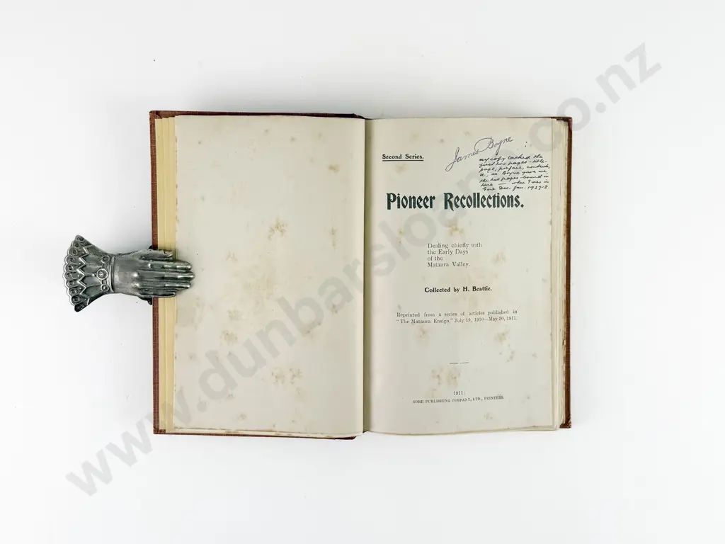 Beattie, Herries, Pioneer Recollections & Southern Pioneers (2) Image 1++