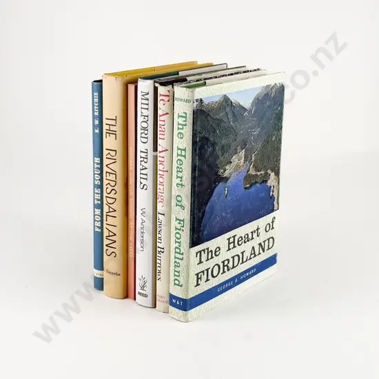 6 S.I. Volumes Including Fiordland Milford Te Anau Etc