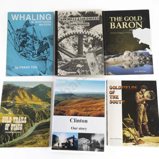 6 Volumes Including Goldfields Whaling Clinton Etc
