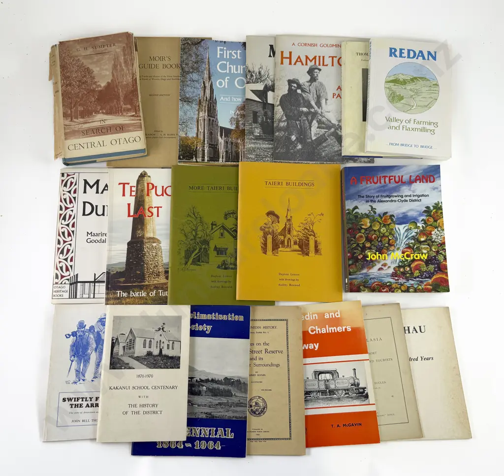 Carton Of South Island Vols, Moirs Guide, Maori Dunedin Etc Image 1++