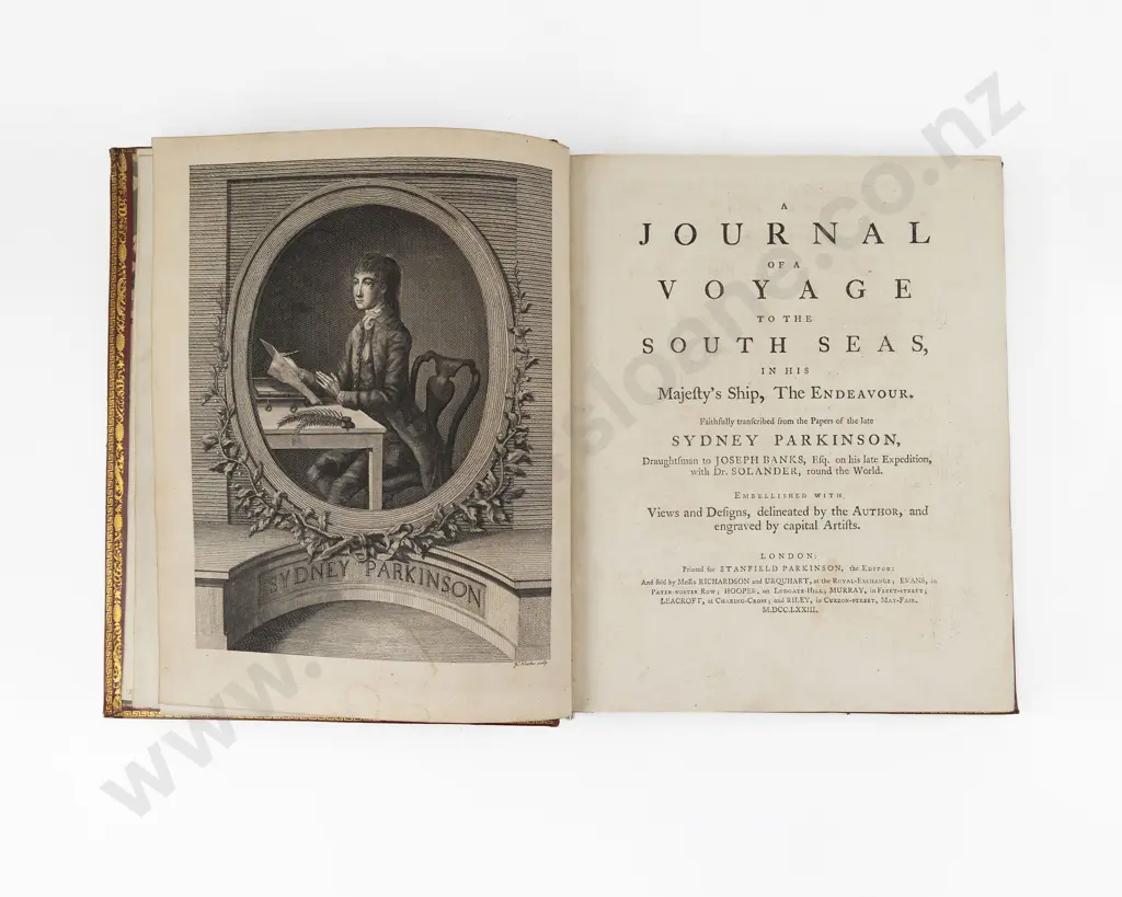 Parkinson Sydney - A Journal of a Voyage to the South Seas Image 1++