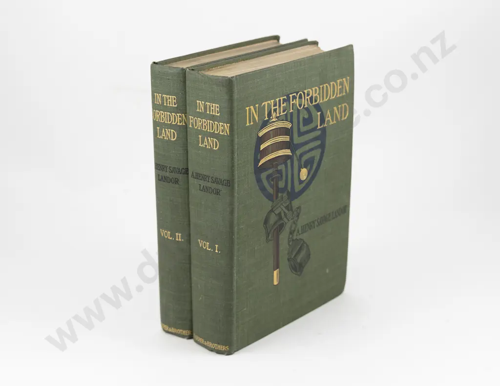Landor, A. Henry Savage, In the Forbidden Land, (2 Volumes) 1899 Image 1++