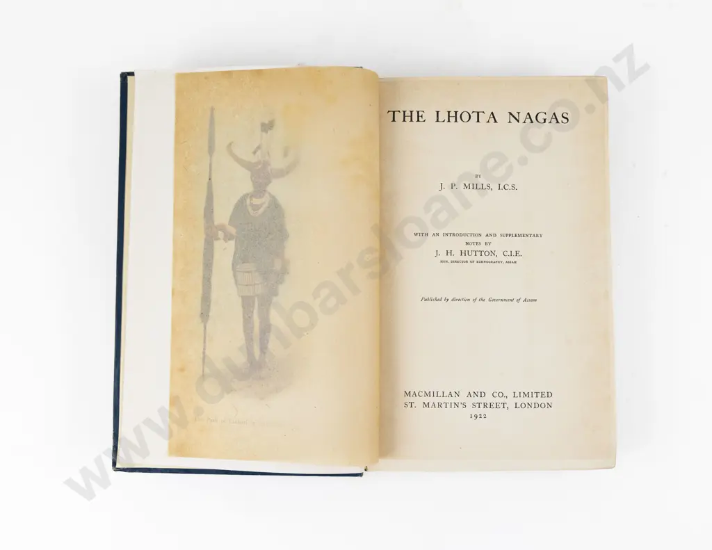 Mills J P - The Lhota Nagas Image 1++