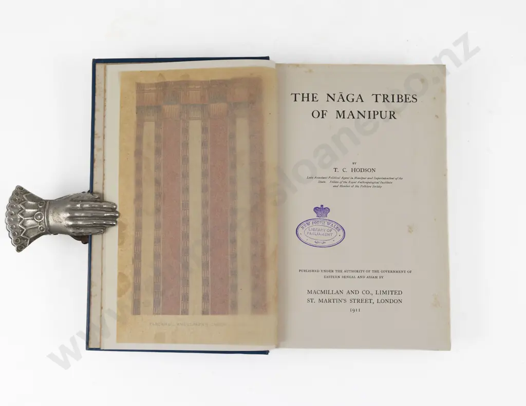 Hodson T C - The Naga Tribes Of Manipur Image 1++